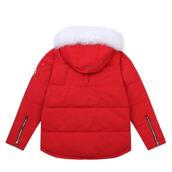 Moose Knuckles Red Down Jacket - Picture 8 of 8